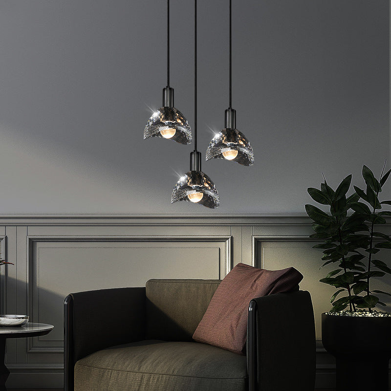 Moderne Kristallglas-Hängelampe