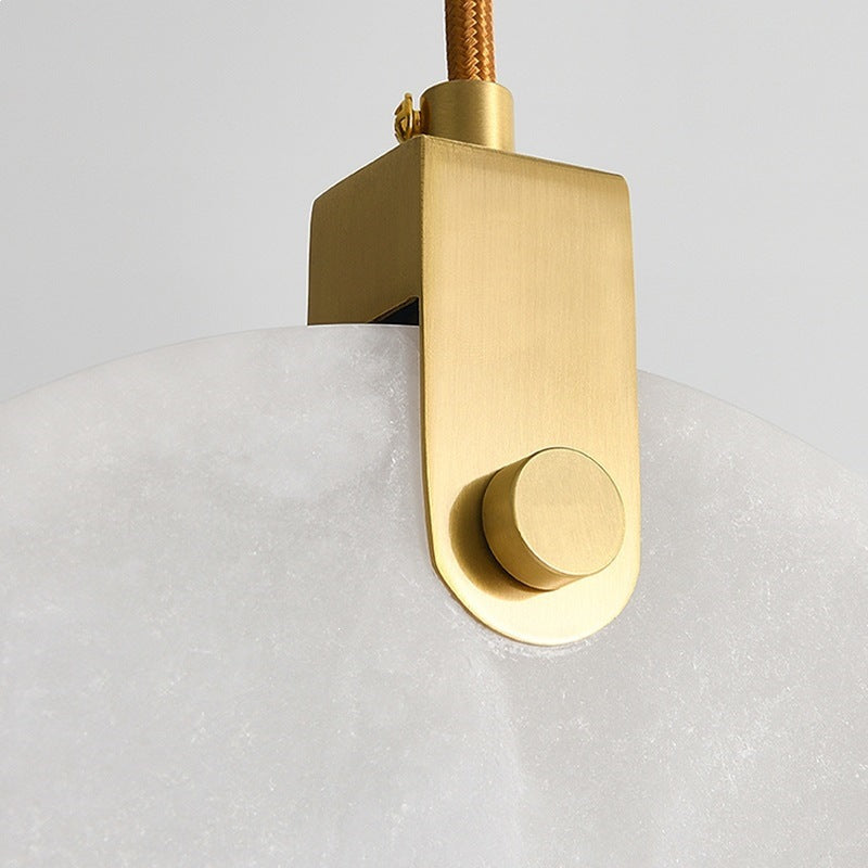 Elegante Marmor-Kreis-Hängerlampe
