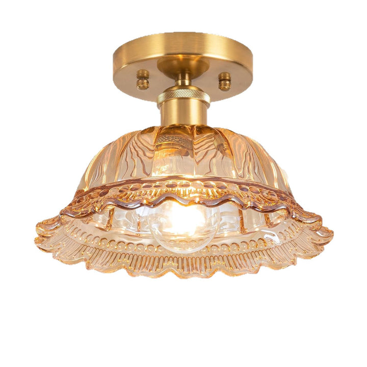 Elegante Glashaube Deckenleuchte