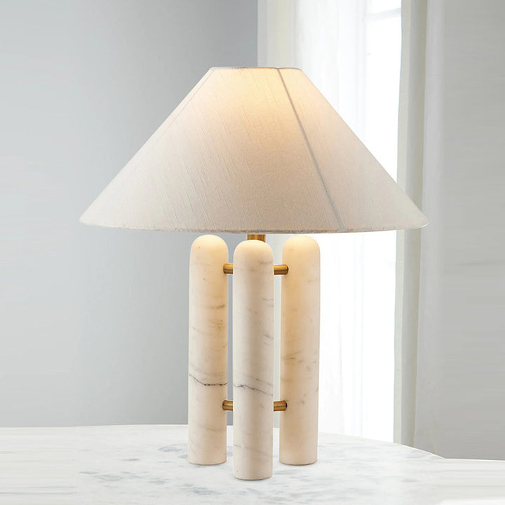 Zeitgenössische Marmor Akzent Tischlampe