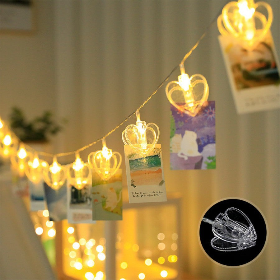 Herzförmige LED-Lichterkette