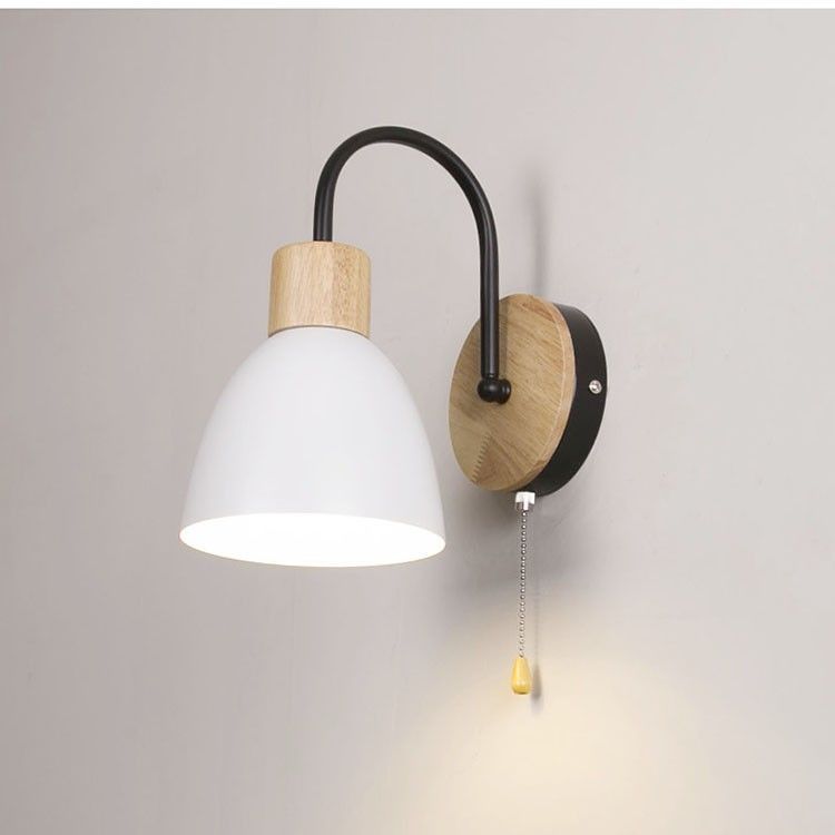 Moderne Holz Wandlampe