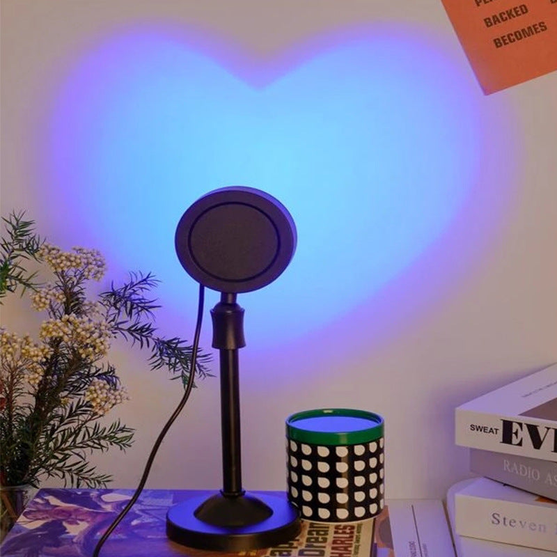 LED Projektions Tischlampe