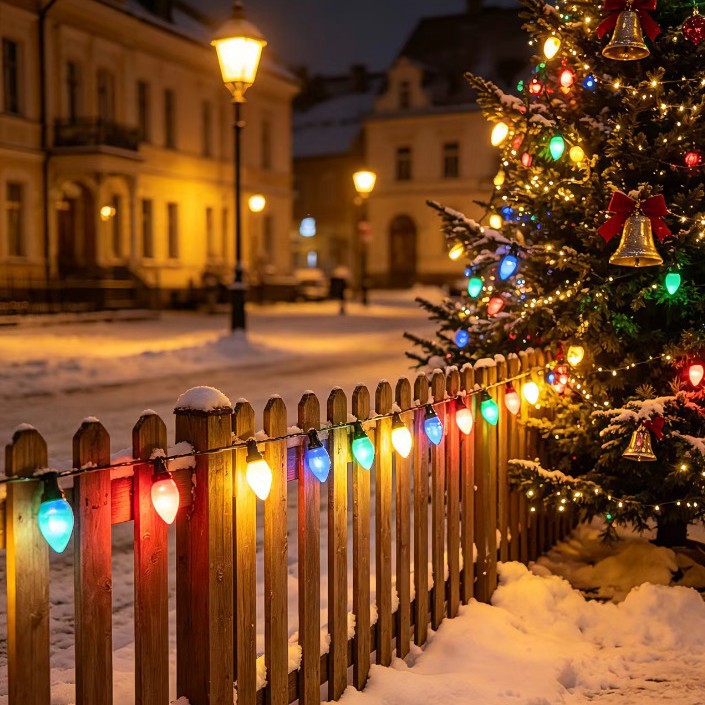 Große klassische Glühbirnen-LED-Patio-Lichterketten