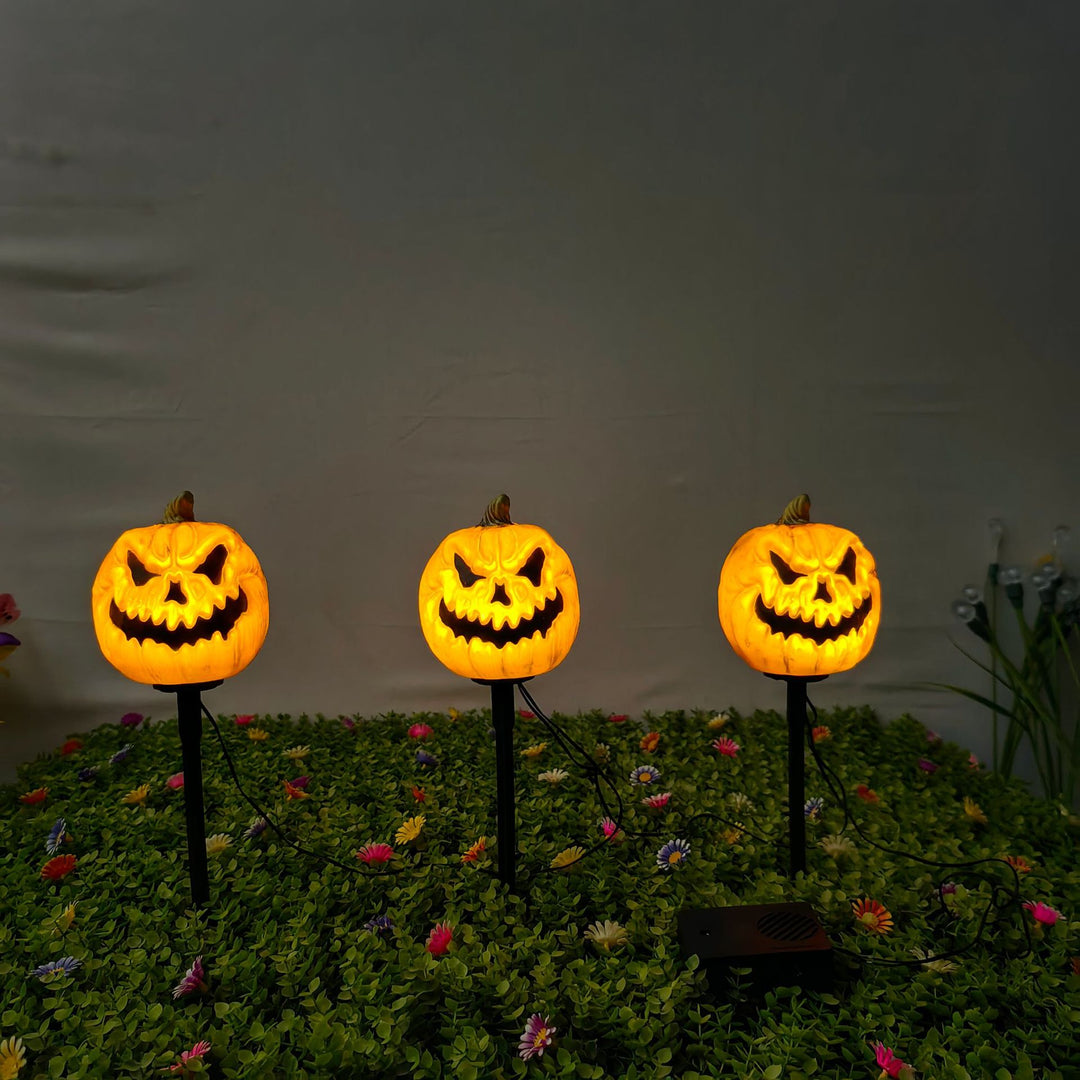 Dekorative Halloween Kürbislampe