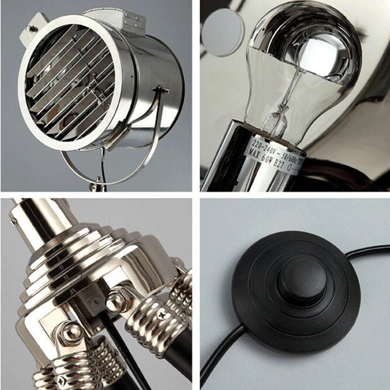 Vintage-inspirierte Dreibein-Stehlampe