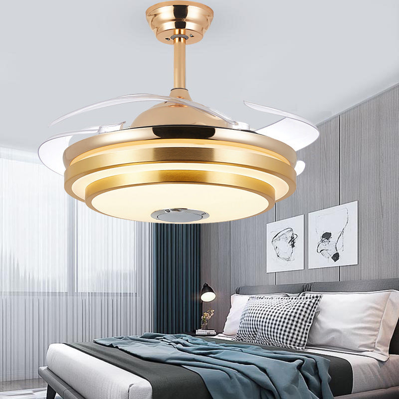 Zeitgenössische Deckenventilator Lichtinstallation