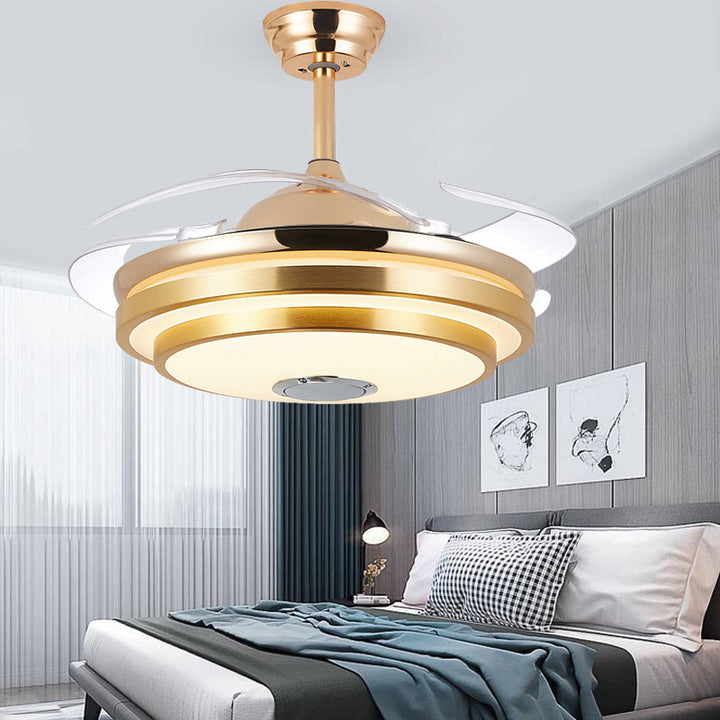 Zeitgenössische Deckenventilator Lichtinstallation