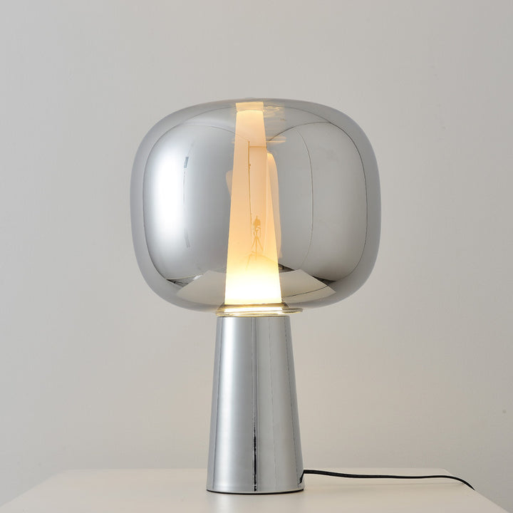 Moderner Minimalistischer Stehlampe mit Transparenter Basis