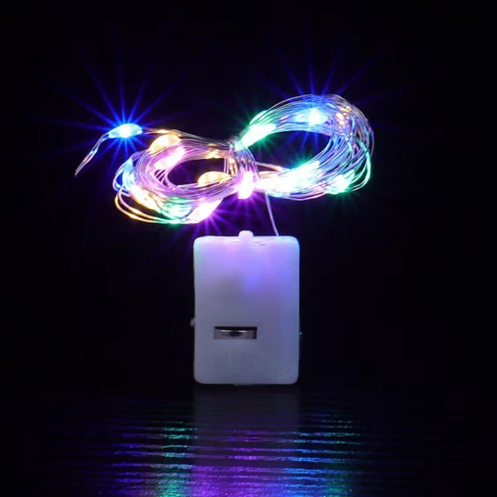 Batteriebetriebene LED Kupferdraht Feenlichter Set mit Steck-Batteriepack