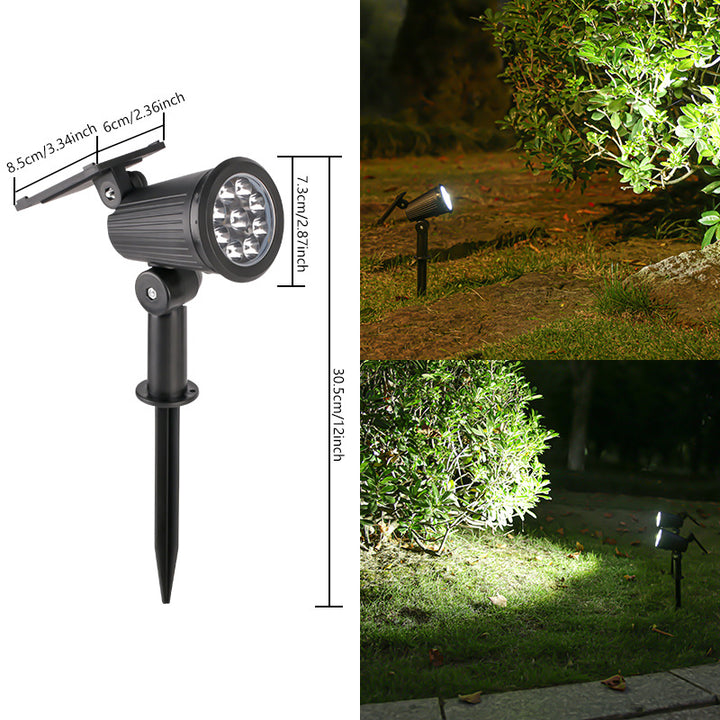 Outdoor Solar verstellbarer LED Spike Spotlight für Gartenlandschaft Beleuchtung