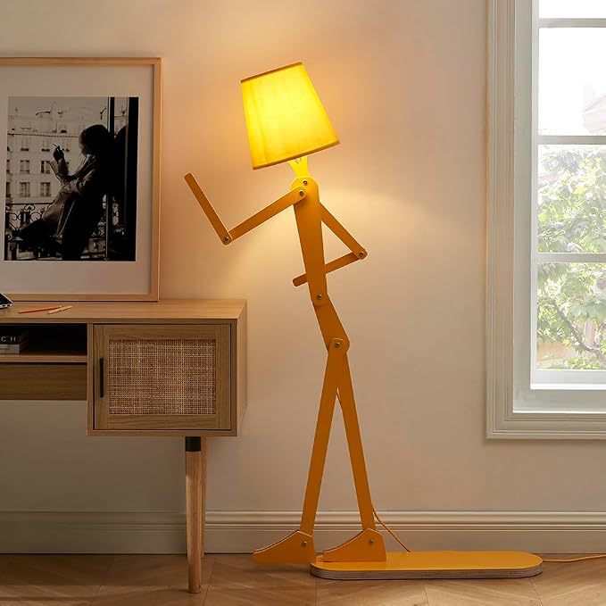 Kreative posierbare Stehlampe