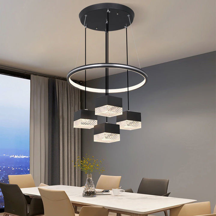 Moderne geometrische Pendelleuchte