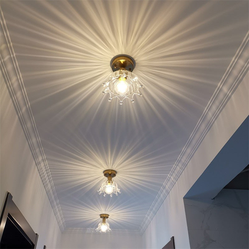 Vintage Glas Flush Mount Licht