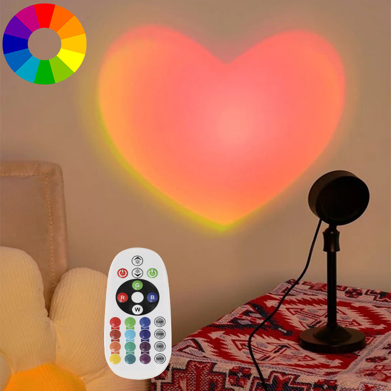 LED Projektions Tischlampe