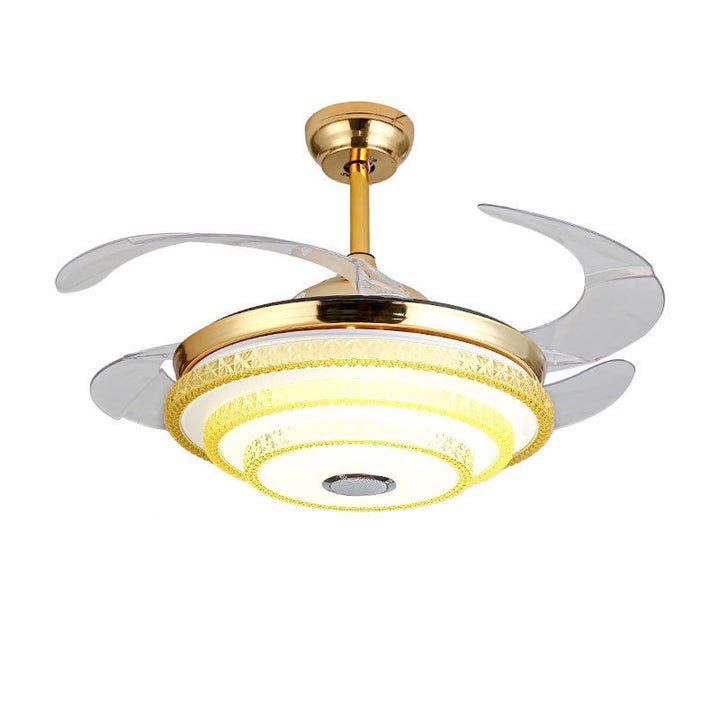 Zeitgenössische Deckenventilator Lichtinstallation