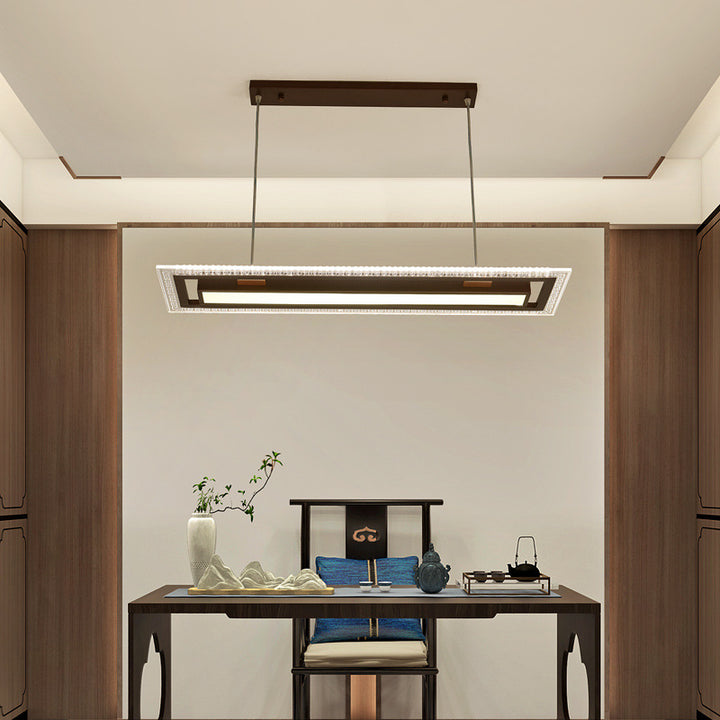 Moderne lineare Pendelleuchte