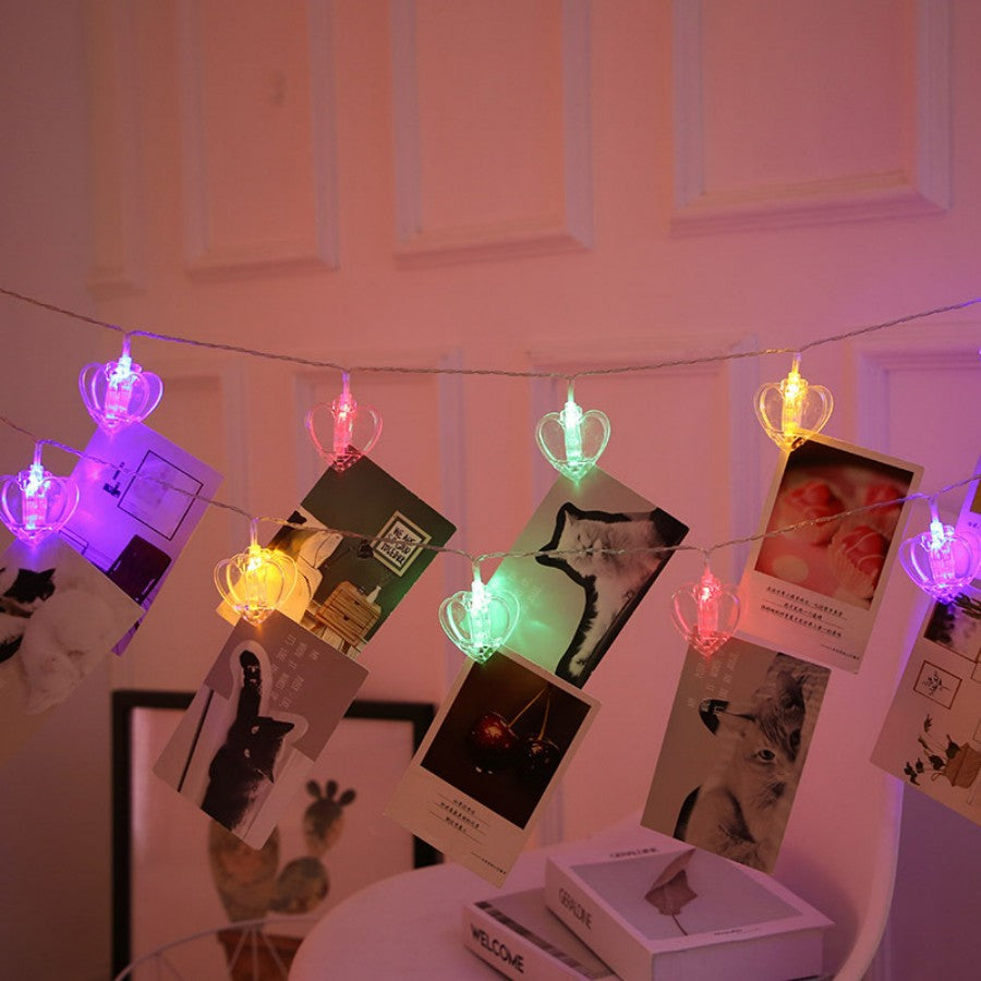 Herzförmige LED-Lichterkette