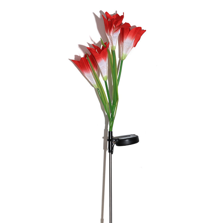 Solarbetriebene Gartenlampe