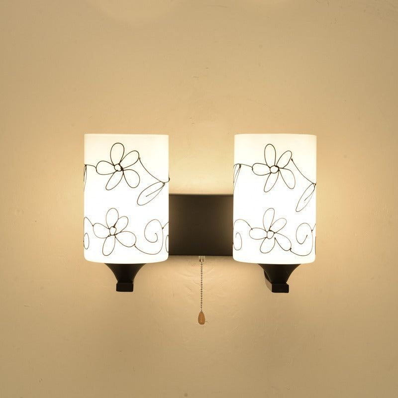 Künstlerische Blumendesign Wandlampe
