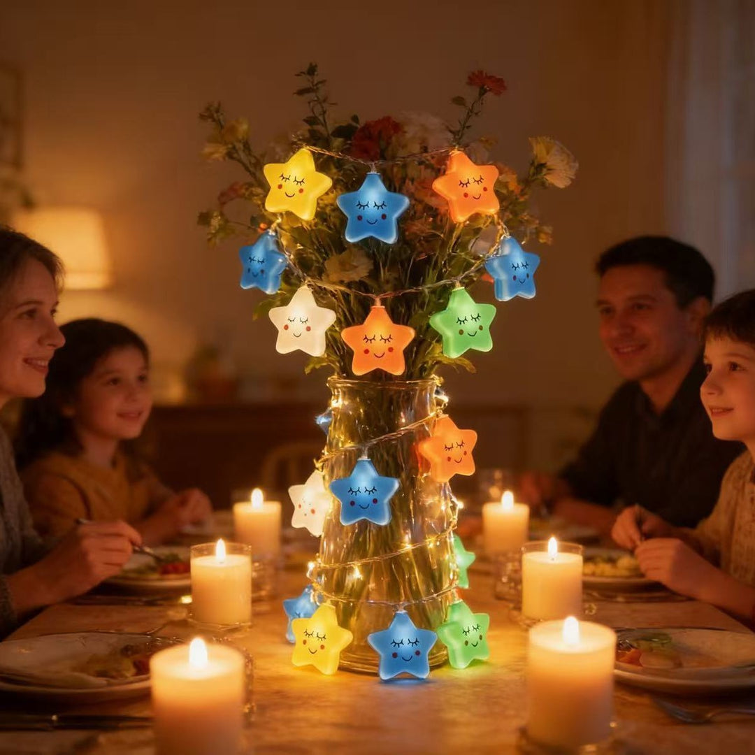 Wasserdichte Outdoor Regenbogen Wolke LED Lichterkette