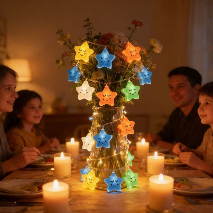Wasserdichte Outdoor Regenbogen Wolke LED Lichterkette