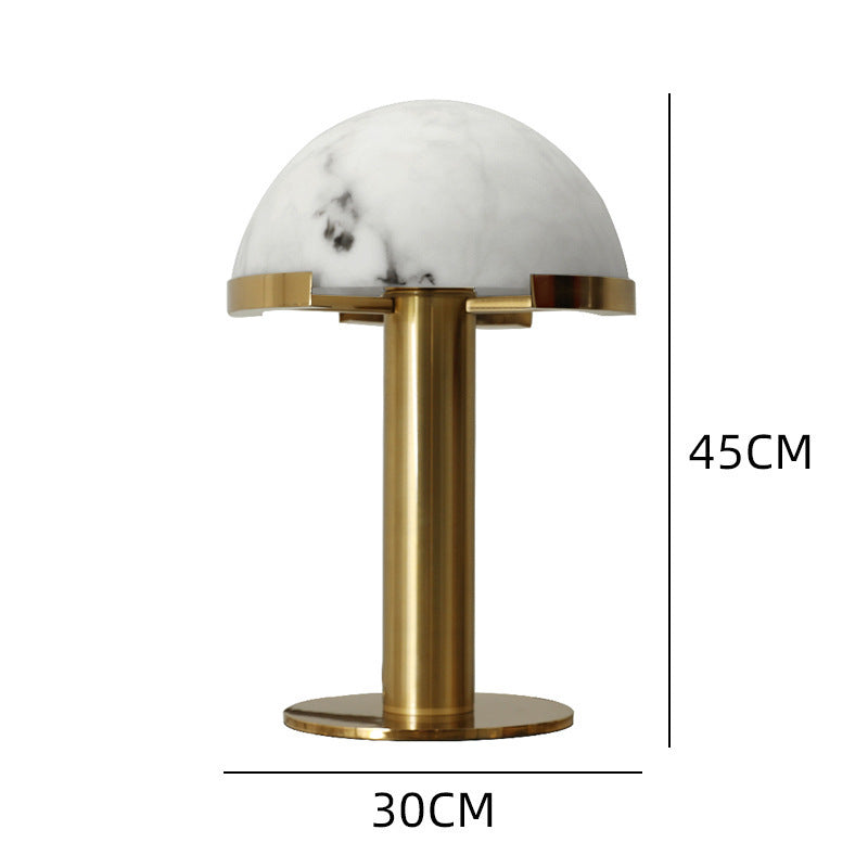 Moderne Marmor Kuppel Tischlampe