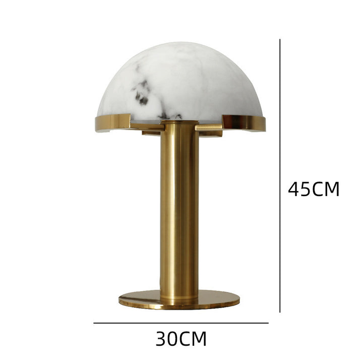 Moderne Marmor Kuppel Tischlampe