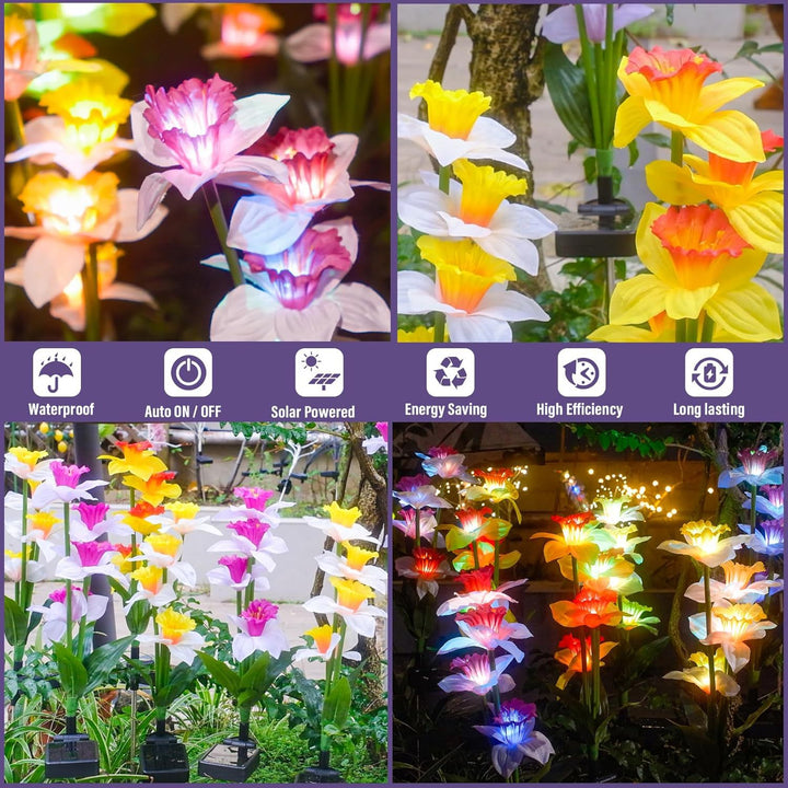 LED Dekorative Garten Orchideenlichter