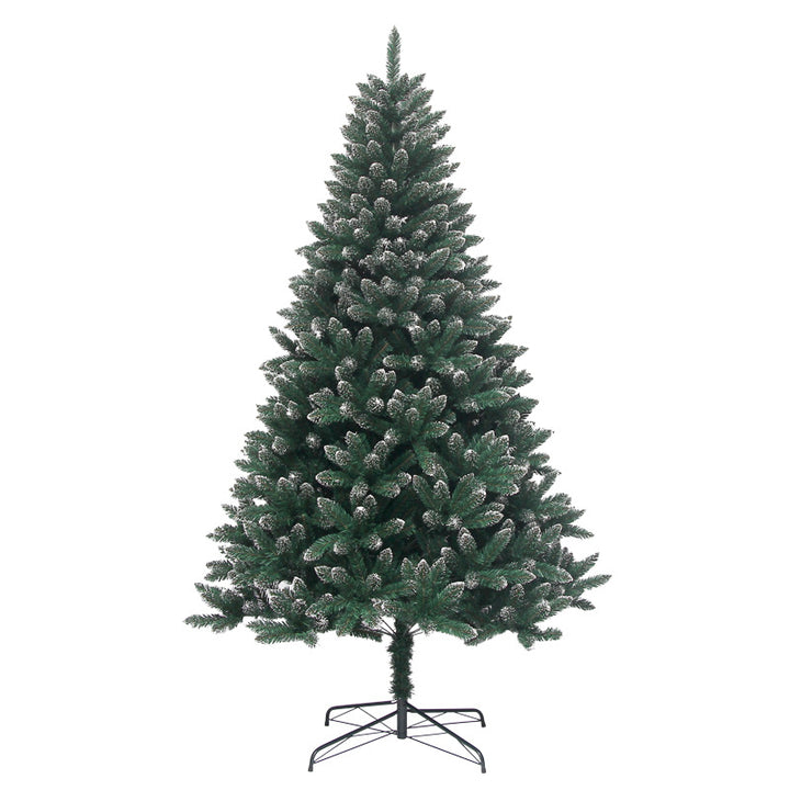 Schnee-bedeckter künstlicher Weihnachtsbaum