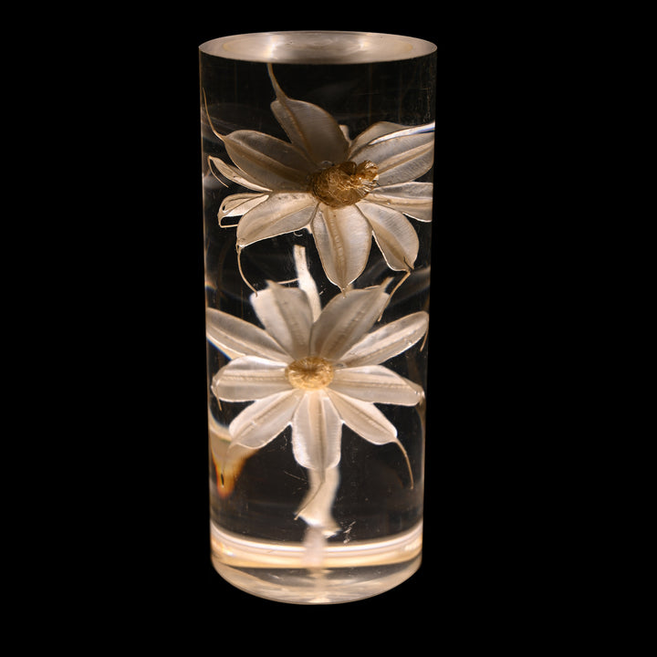 Elegante Blumenglaslampe