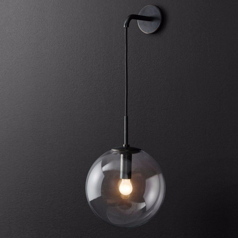 Stylische Globus Pendelleuchte