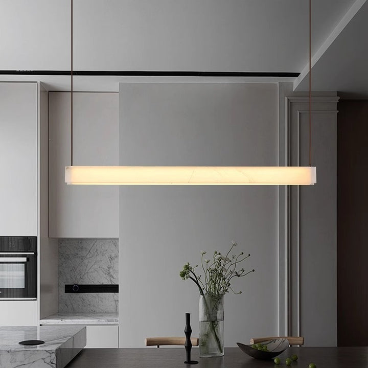 Moderne lineare LED-Pendelleuchte