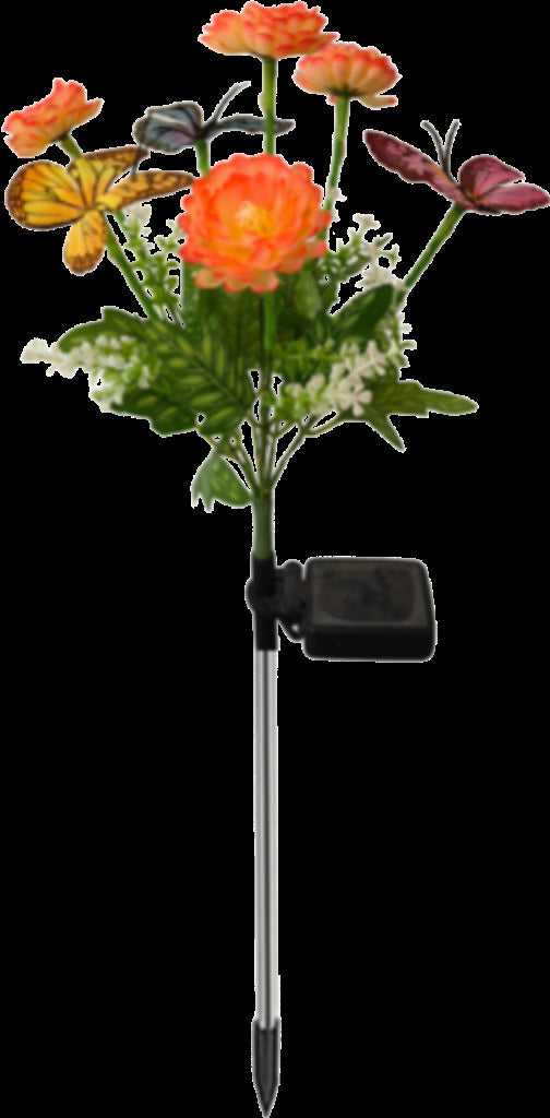 Solarbetriebene dekorative Blumenstecklichter