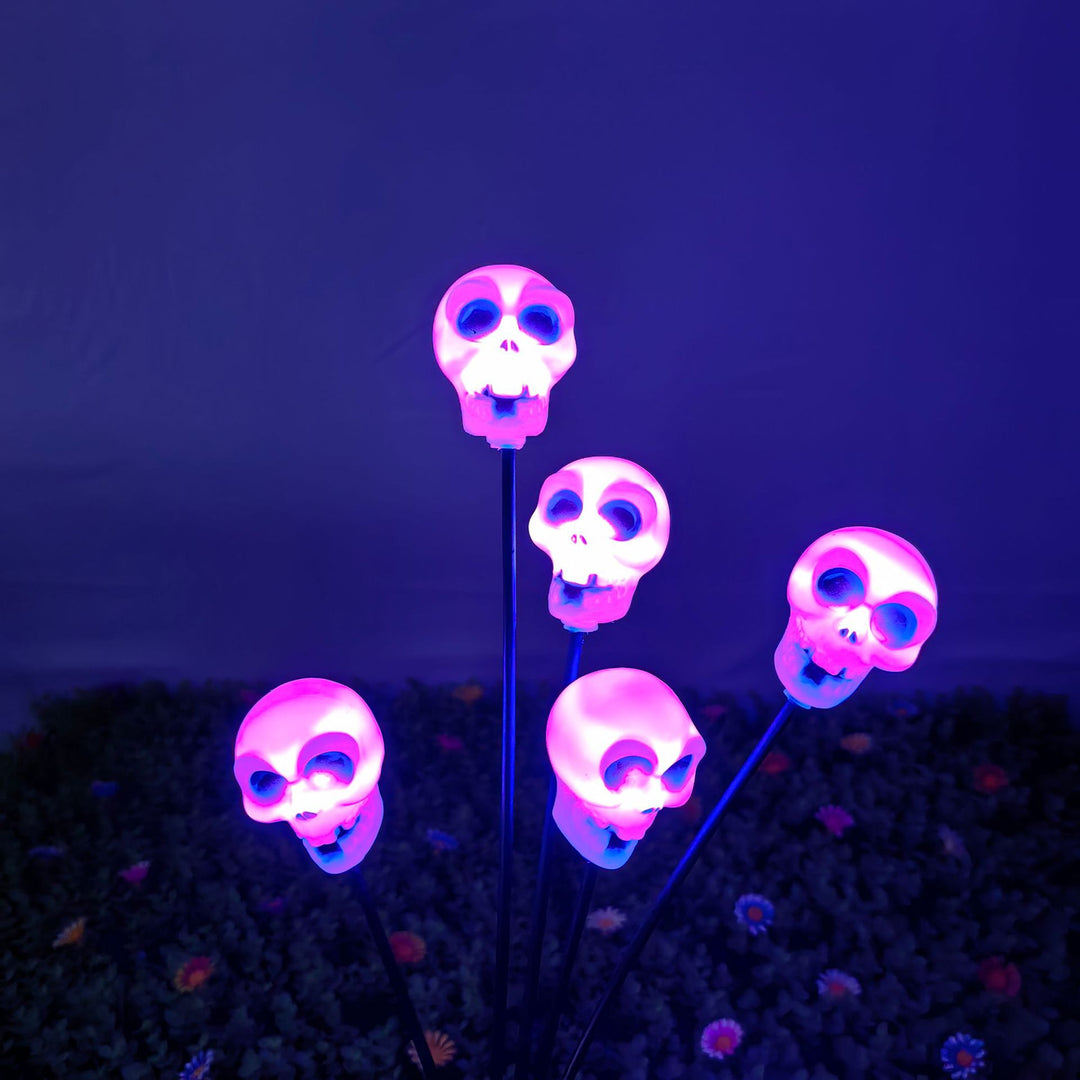 Dekorative Totenkopflichter