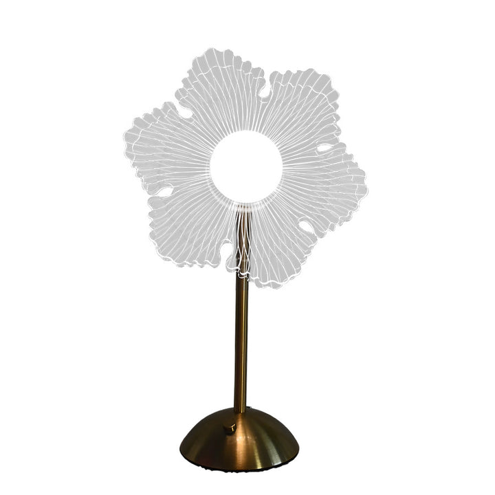 Künstlerische Blütenförmige Tischlampe