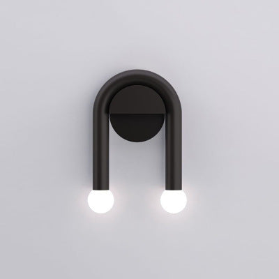 U-förmige Dual-Globe Wandlampe