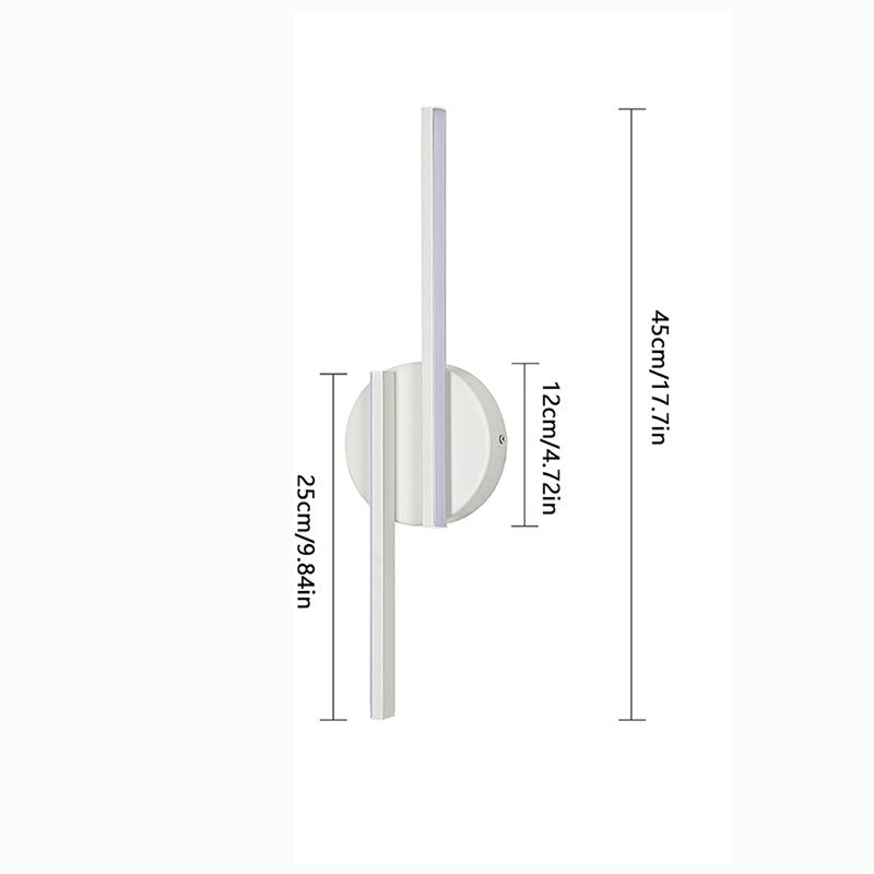Moderne LED Wandleuchtenarmatur