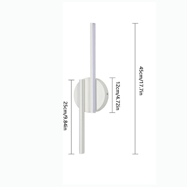 Moderne LED Wandleuchtenarmatur