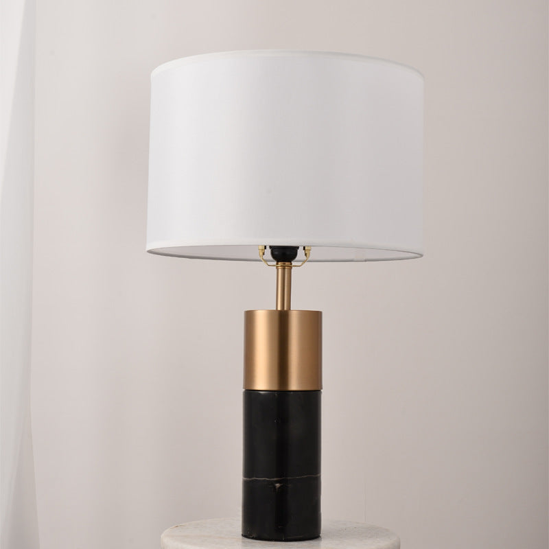 Zeitgenössische Marmor- und Metall-Tischlampe