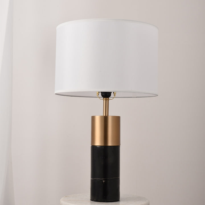 Zeitgenössische Marmor- und Metall-Tischlampe