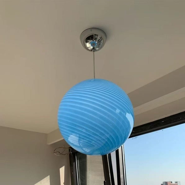 Elegante Skulpturale Pendelleuchte