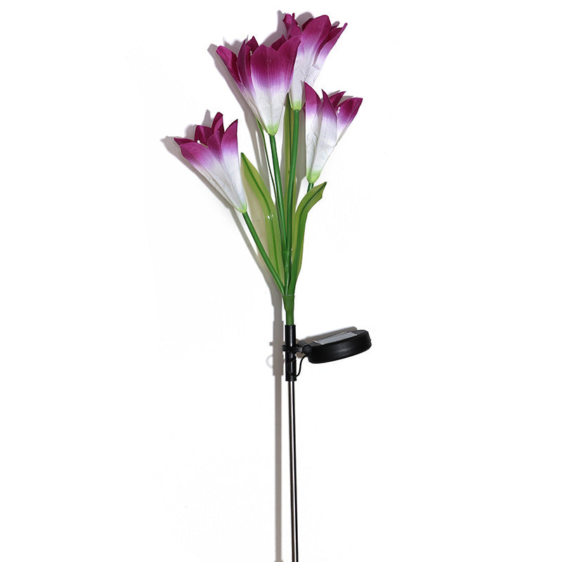 Solarbetriebene Gartenlampe