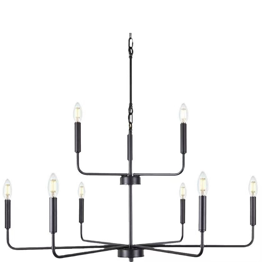 Moderner industrieller Mehrarmiger minimalistischer Kerzenständer Kronleuchter Pendelleuchte