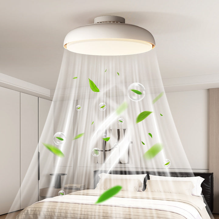 Moderner Deckenventilator mit integriertem LED-Licht