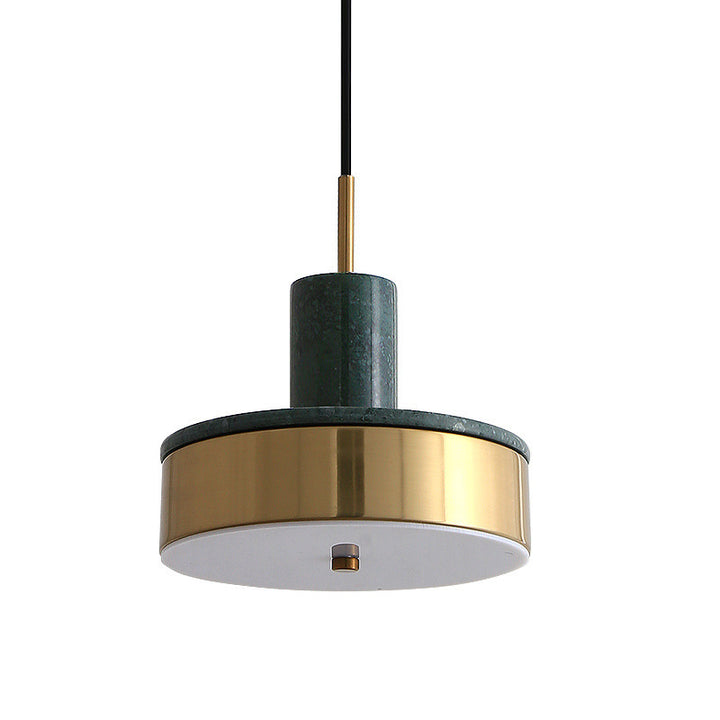 Moderne Marmor und Gold Pendelleuchte