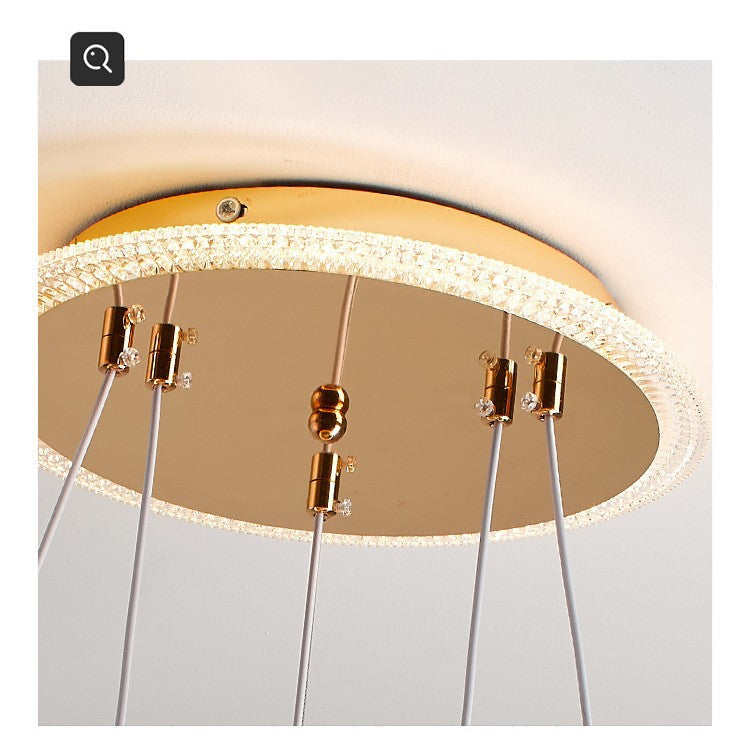 Moderne Boho Kristall Pendelleuchte