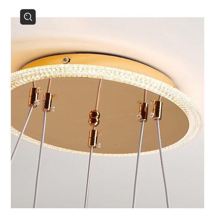Moderne Boho Kristall Pendelleuchte