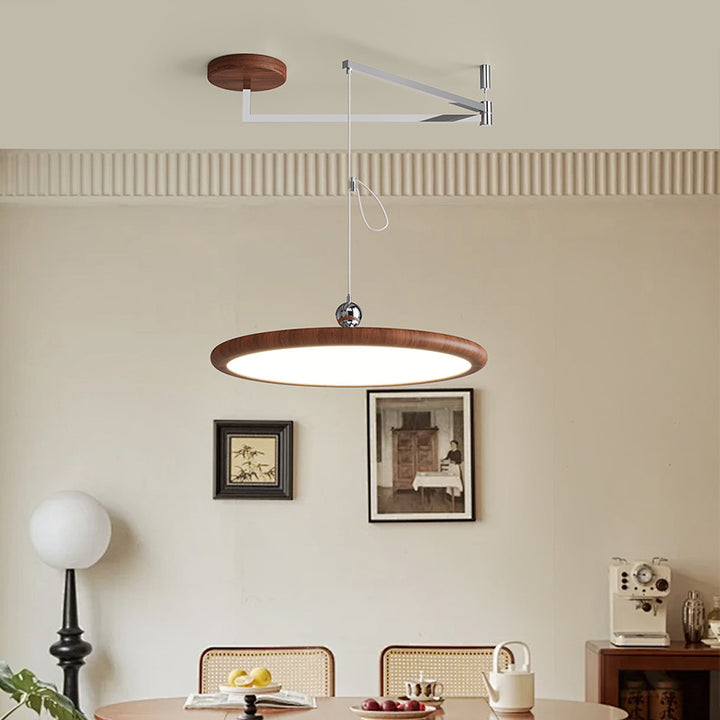 Minimalistische Holz Pendelleuchte