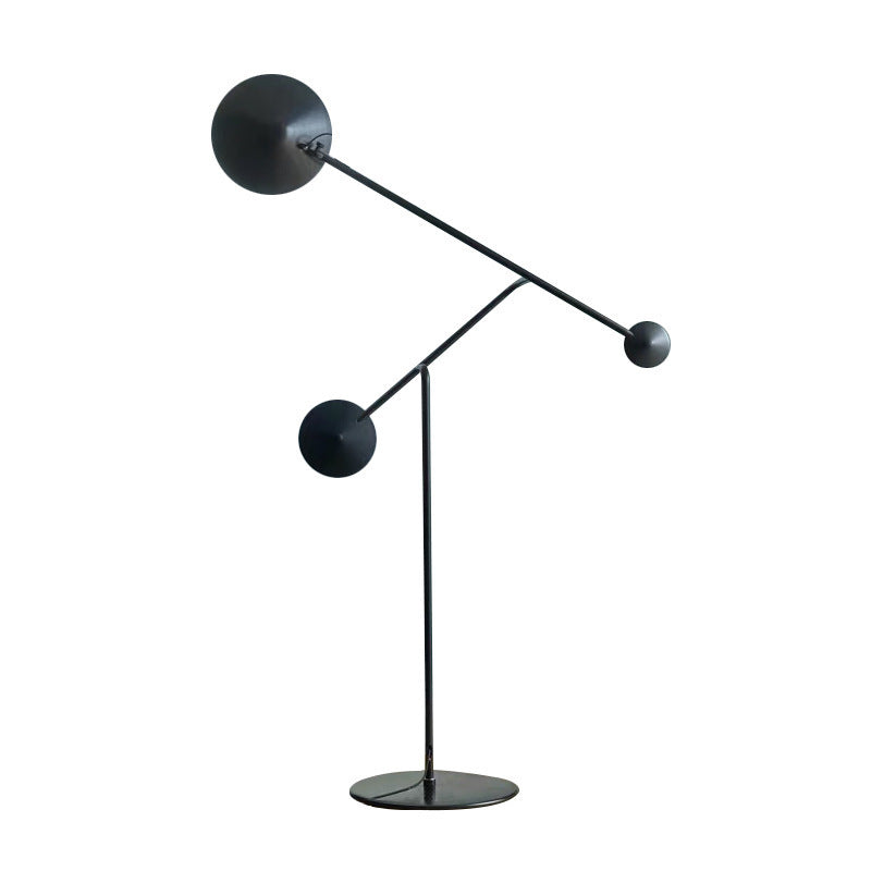 Moderne verstellbare Bogen-Stehlampe mit doppelten Kugeln